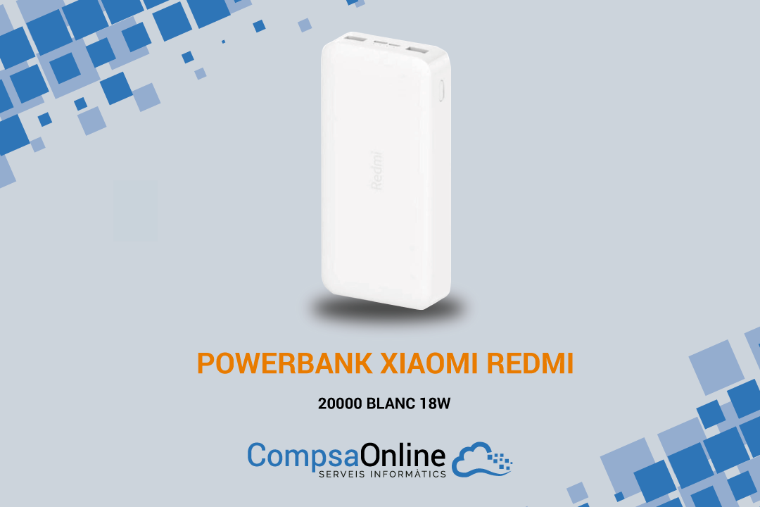 NOVA POWERBANK XIAOMI REDMI 20000 mAh