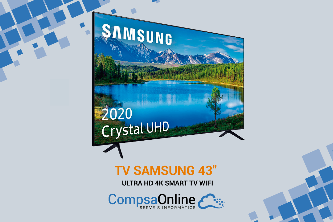 TV SAMSUNG 43" ULTRA HD 4K SMART TV WIFI