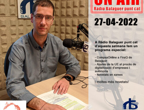 Programa de ràdio de CompsaOnline a Ràdio Balaguer 27-04-22!