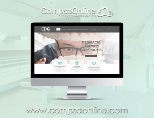 CompsaOnline realitza la pàgina web de la Clínica Dental Dr. Gisbert