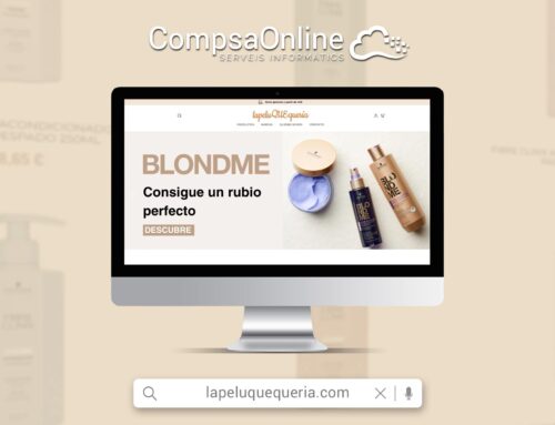 Compsaonline finalitza la botiga online de la peluquequeria