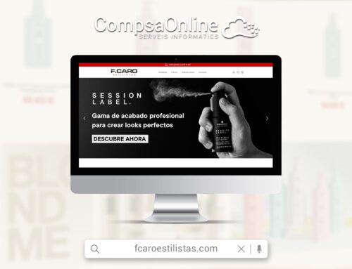 Finalitzem la pàgina web de Fcaro Estilistes