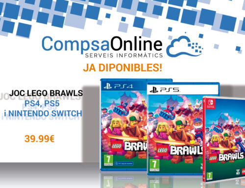 Ja disponible a CompsaOnline el JOC LEGO BRAWLS per a PS4, PS5 i Nintendo Switch