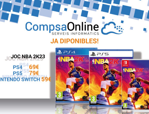 Ja disponible a CompsaOnline el JOCNBA 2K23 per a PS4, PS5 i Nintendo Switch