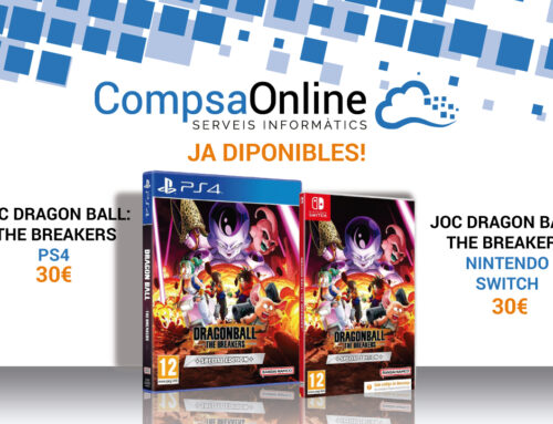 Ja disponible a CompsaOnline el joc DRAGON BALL: THE BREAKERS per a PS4 i Nintendo Switch