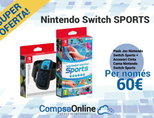 Joc Nintendo Switch SPORTS i accessori ja disponible a CompsaOnline!