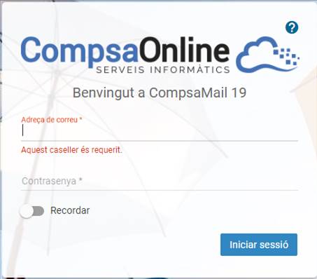 correu empresarial de CompsaOnline