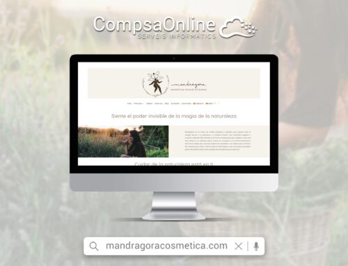 Mandragora Cosmètica deriva la gestió de la seva botiga online a CompsaOnline