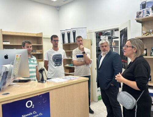 Albert Batet, president del grup parlamentari JuntsXCat, visita CompsaOnline