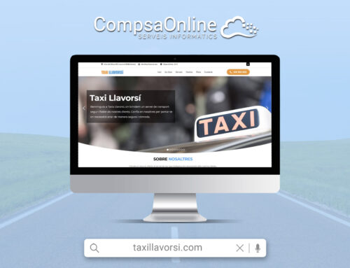 Finalitzem la web de Taxi Llavorsí!