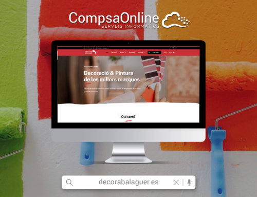 Finalitzem la web de Decora Balaguer