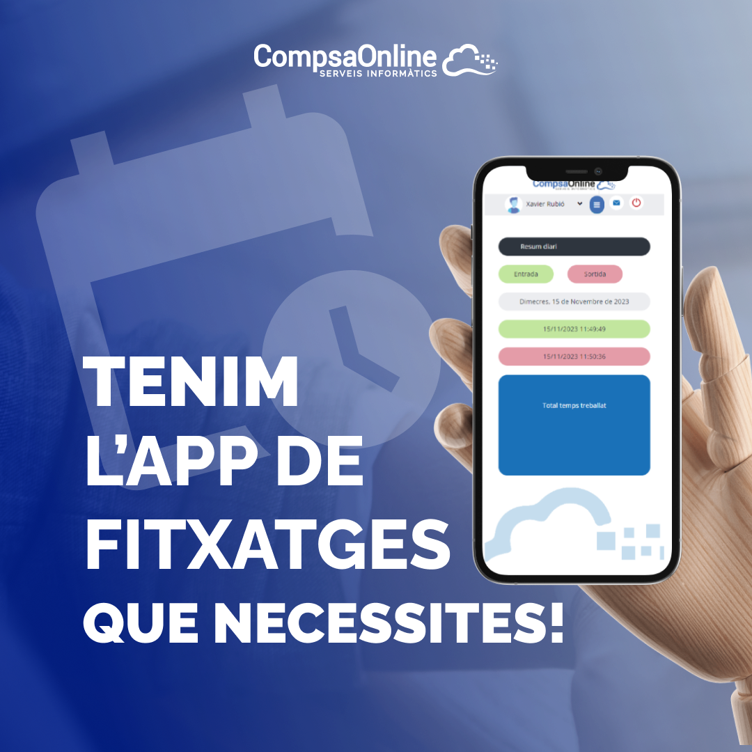 App de fitxatges de CompsaOnline