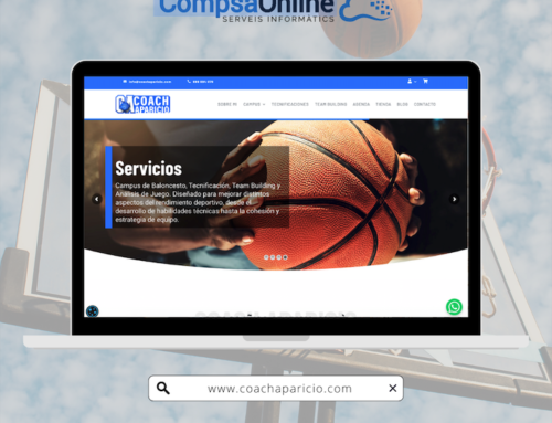 CompsaOnline finalitzem la nova web de Coach Aparicio