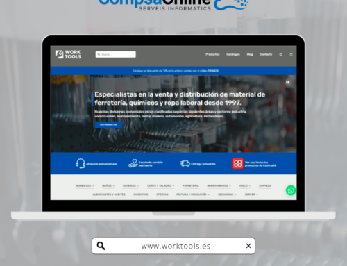 CompsaOnline finalitzem la web de Worktools