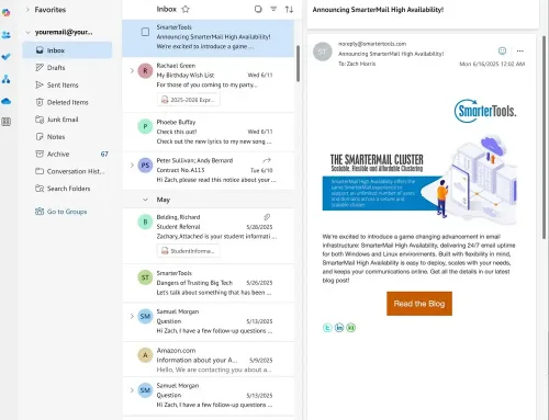 El correo de CompsaMail, tu alternativa a Microsoft Exchange