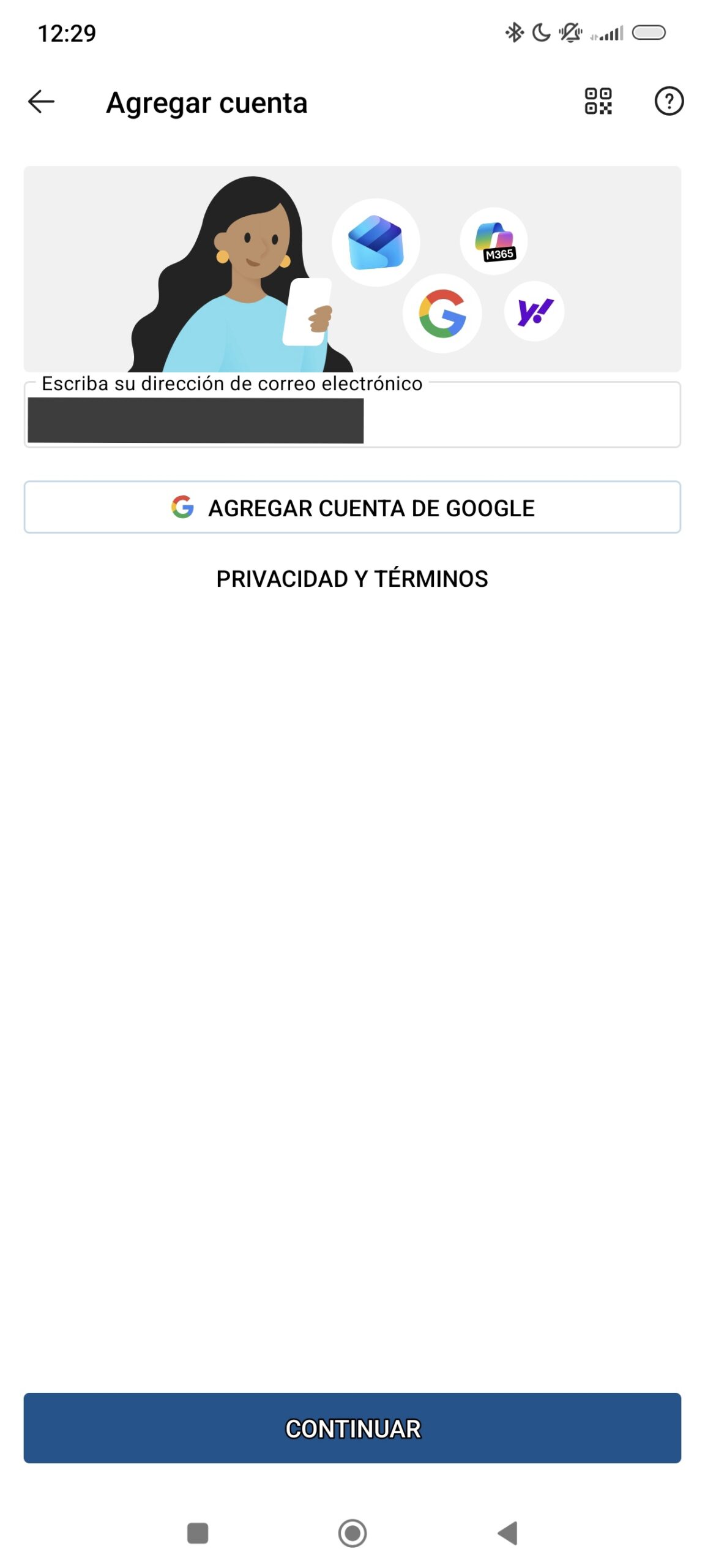 1-Outlook Android imatge de configuracio de cuentas