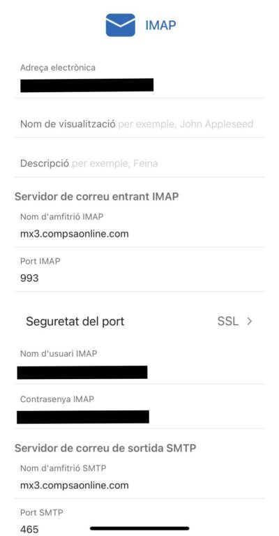 5-Outlook Iphone imatge de configuracio de cuentas
